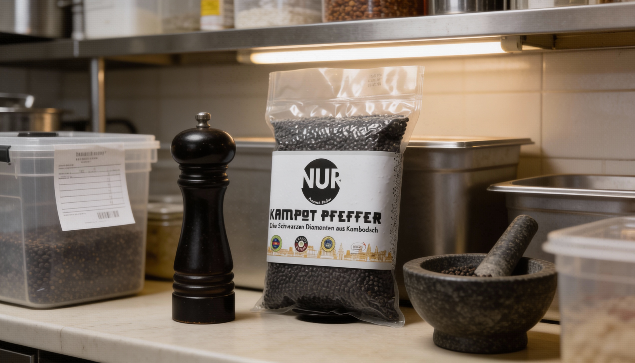 Kampot Pfeffer 1kg – g.g.A.-zertifiziert | NUR