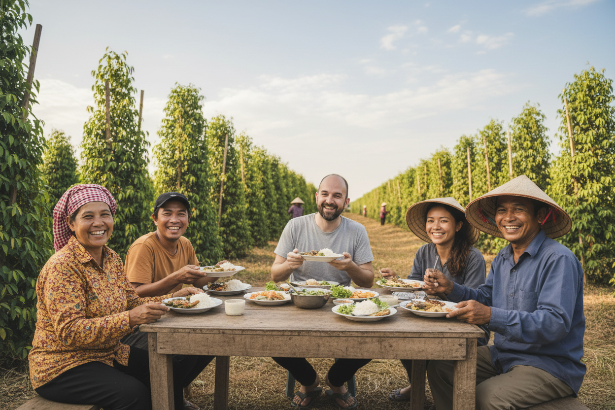 Mittagessen bei der Plantageslider_item_47D78G