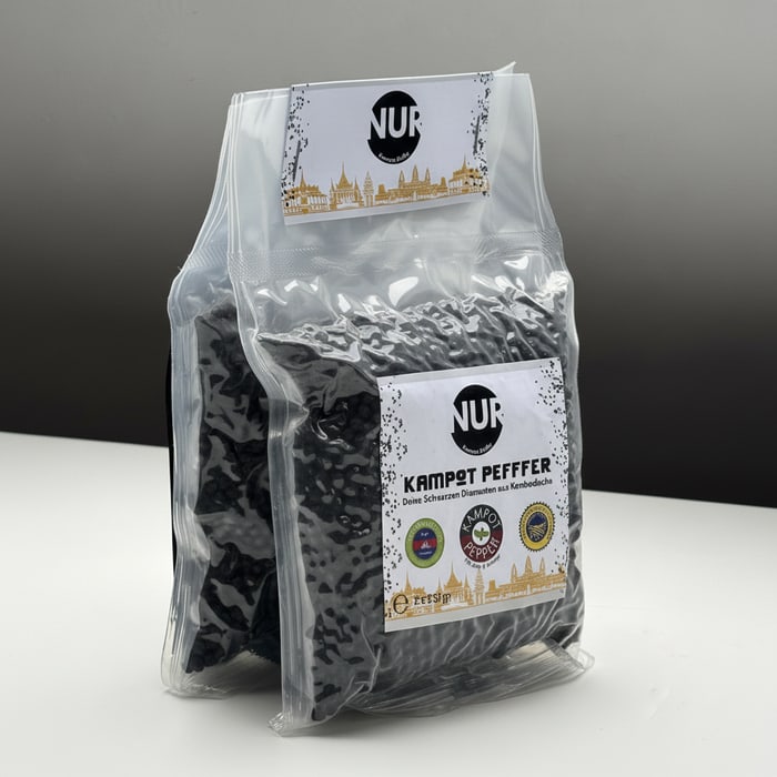 Kampot Pfeffer 500g (2×250g) – g.g.A.-zertifiziert | NUR